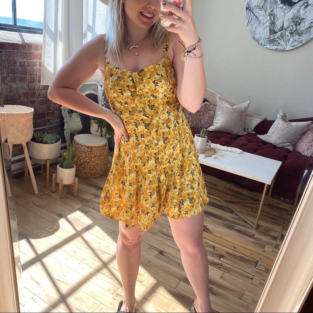 VINTAGE The Limited Floral Sun Dress RARE - Picture 5 of 7